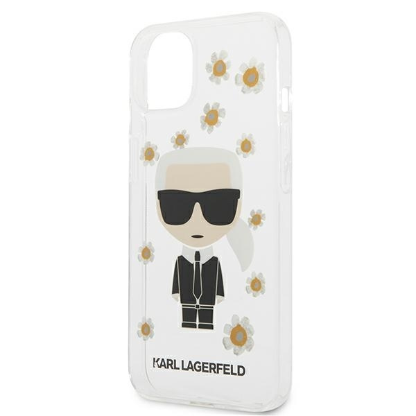 KARL LAGERFELD KLHCP13MHFLT IPHONE 13/14 / 15 6.1 "TRANSPARENT / TRANSPARENT FLOWER IKONIK KARL