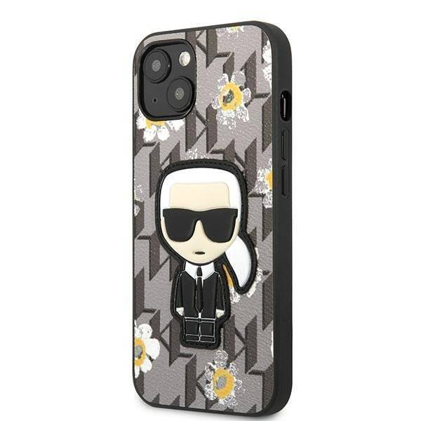 KARL LAGERFELD KLHCP13MPMNFIF1 IPHONE 13/14/15 6.1 "GRAY / GRAY FLOWER IKONIK KARL