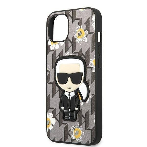 KARL LAGERFELD KLHCP13MPMNFIF1 IPHONE 13/14/15 6.1 "GRAY / GRAY FLOWER IKONIK KARL