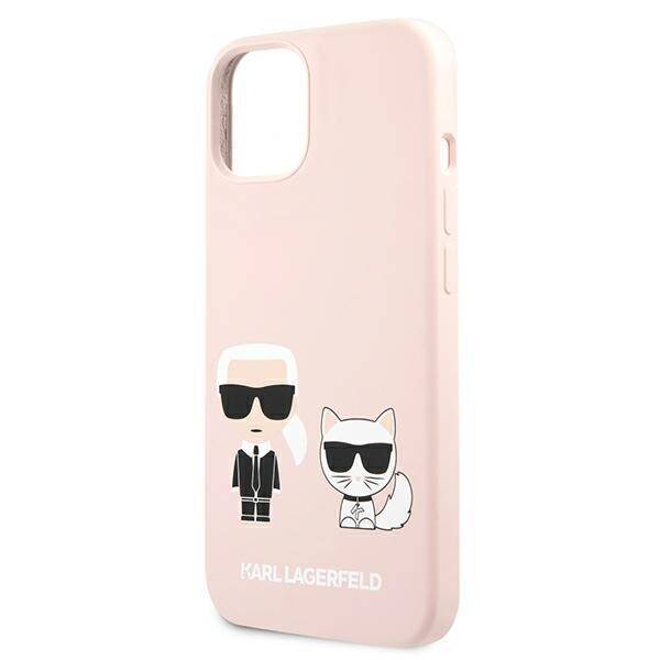 KARL LAGERFELD KLHCP13MSSKCI IPHONE 13/14/15 6.1 "HARDCASE LIGHT PINK / LIGHT PINK SILICONE KARL & CHUPETTE