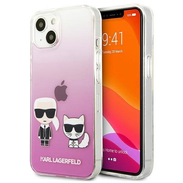 KARL LAGERFELD KLHCP13SCKTRP IPHONE 13 MINI 5.4 "HARDCASE PINK/PINK KARL & CHUPETTE