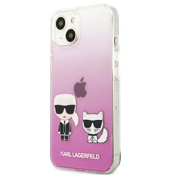 KARL LAGERFELD KLHCP13SCKTRP IPHONE 13 MINI 5.4 "HARDCASE PINK/PINK KARL & CHUPETTE