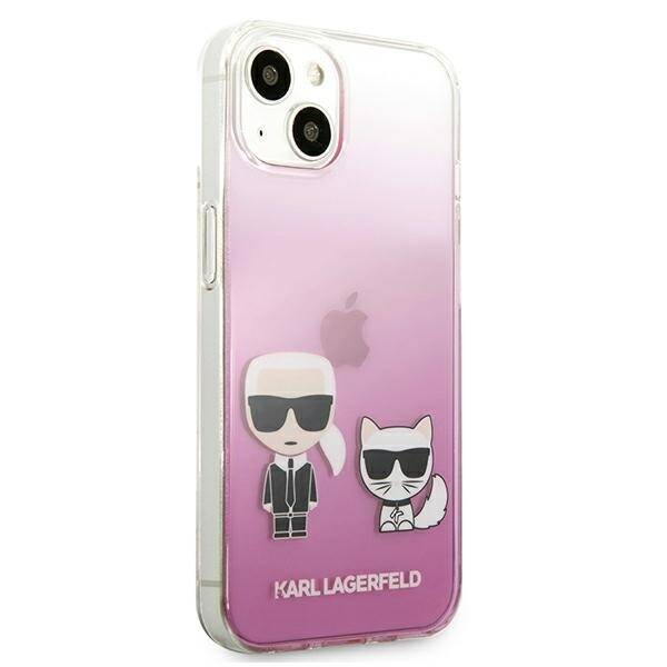 KARL LAGERFELD KLHCP13SCKTRP IPHONE 13 MINI 5.4 "HARDCASE PINK/PINK KARL & CHUPETTE