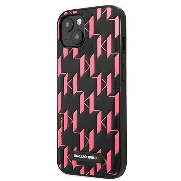 KARL LAGERFELD KLHCP13SMNMP1P IPHONE 13 MINI 5.4 "HARDCASE PINK/PINK MONOGRAM PLAQUE