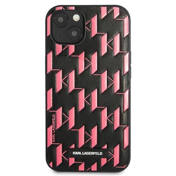 KARL LAGERFELD KLHCP13SMNMP1P IPHONE 13 MINI 5.4 "HARDCASE PINK/PINK MONOGRAM PLAQUE