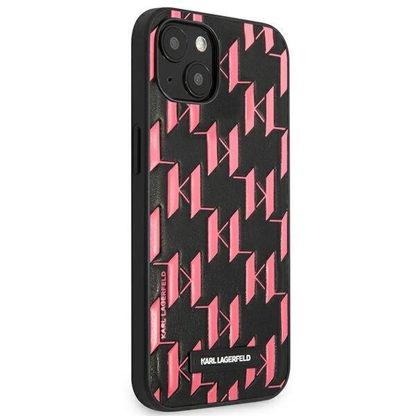 KARL LAGERFELD KLHCP13SMNMP1P IPHONE 13 MINI 5.4 "HARDCASE PINK/PINK MONOGRAM PLAQUE