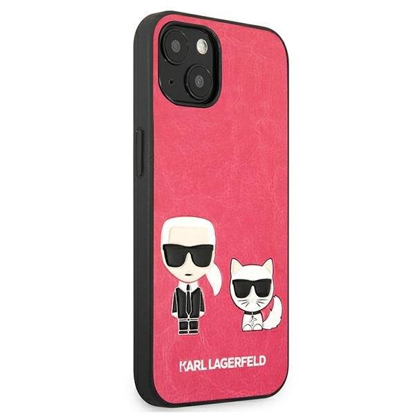 KARL LAGERFELD KLHCP13SPCUSKCP IPHONE 13 MINI 5.4 "FUKSJA/FUCHSIA HARDCASE IKONIK KARL & CHUPETTE