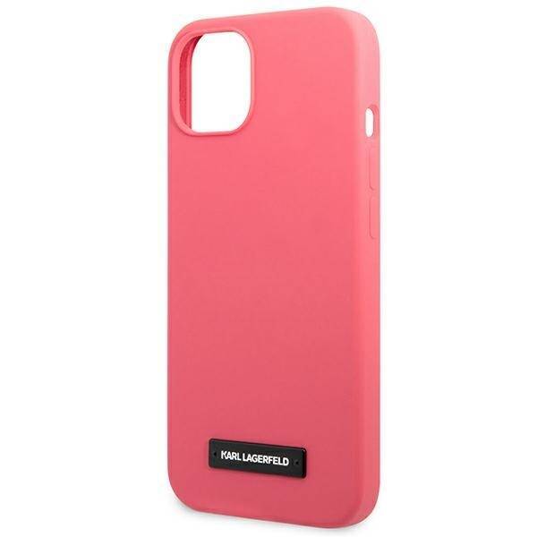 KARL LAGERFELD KLHCP13SSLMP1PI IPHONE 13 MINI 5.4 "HARDCASE FUKSJA/FUCHSIA SILICONE PLAQUE