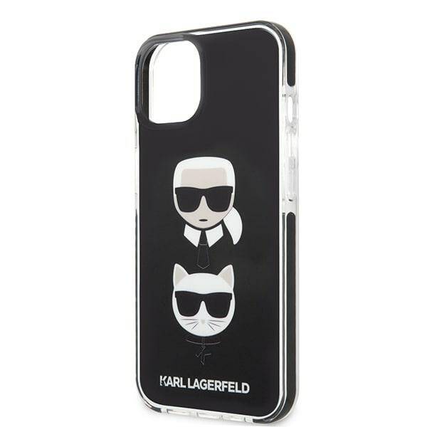 KARL LAGERFELD KLHCP13STPE2TK IPHONE 13 MINI 5.4 "HARDCASE CZARNY/BLACK KARL & CHUPETTE HEAD