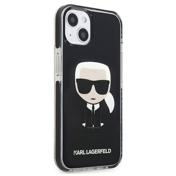 KARL LAGERFELD KLHCP13STPEIKK IPHONE 13 MINI 5.4 "HARDCASE CZARNY/BLACK ICONIK KARL