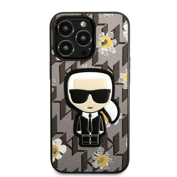 KARL LAGERFELD KLHCP13XPMNFIF1 IPHONE 13 PRO MAX 6.7 "GRAY/GRAY FLOWER IKONIK KARL