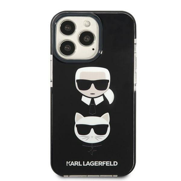 KARL LAGERFELD KLHCP13XTPE2TK IPHONE 13 PRO MAX 6.7 "HARDCASE CZARNY/BLACK KARL & CHUPETTE HEAD