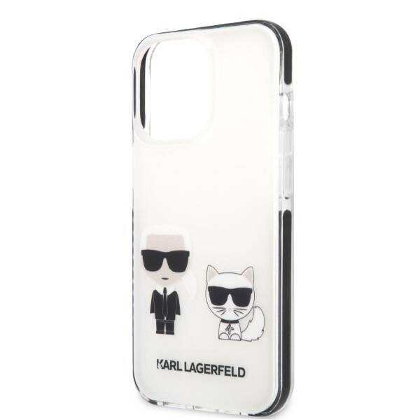 KARL LAGERFELD KLHCP13XTPECKW IPHONE 13 PRO MAX 6.7 "HARDCASE WHITE/WHITE KARL & CHUPETTE