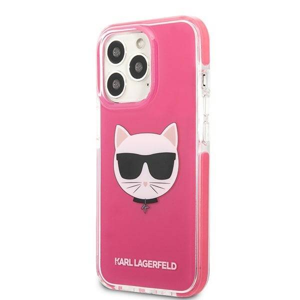 KARL LAGERFELD KLHCP13XTPECPI IPHONE 13 PRO MAX 6.7 "HARDCASE FUKSJA/FUSCHIA CHOUPETTE HEAD