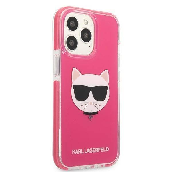 KARL LAGERFELD KLHCP13XTPECPI IPHONE 13 PRO MAX 6.7 "HARDCASE FUKSJA/FUSCHIA CHOUPETTE HEAD