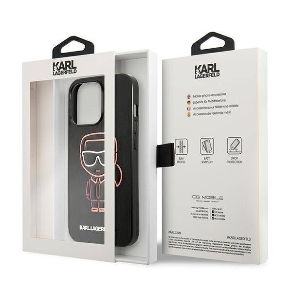 KARL LAGERFELD KLHCP13XTUOK IPHONE 13 PRO MAX 6.7 "MULTICOLOR/MULTICOLOR HARDCASE KARL IKONIK OUTLINE