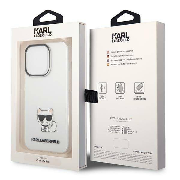 KARL LAGERFELD KLHCP14LCTR IPHONE 14 PRO 6.1 "HARDCASE TRANSPARENT/TRANSPARENT CHUPETTE BODY