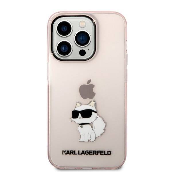 KARL LAGERFELD KLHCP14LHNCHTCP IPHONE 14 PRO 6.1 "PINK/PINK HARDCASE IKONIK CHUPETTE