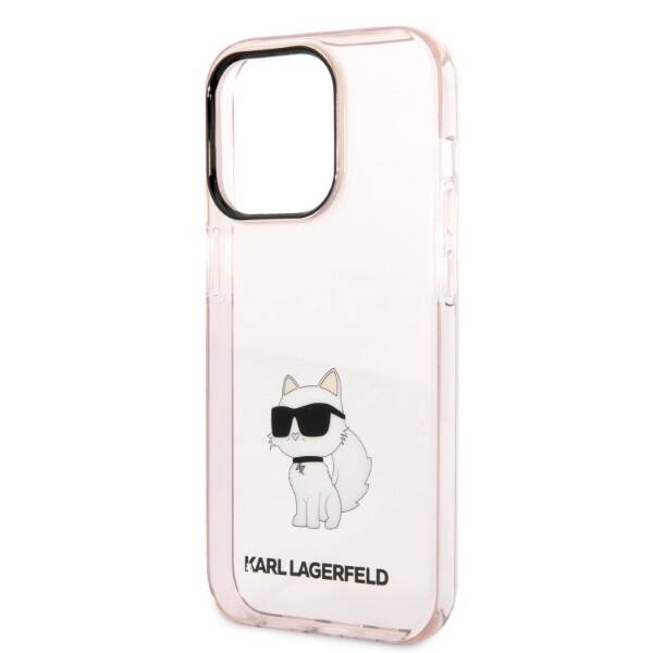 KARL LAGERFELD KLHCP14LHNCHTCP IPHONE 14 PRO 6.1 "PINK/PINK HARDCASE IKONIK CHUPETTE