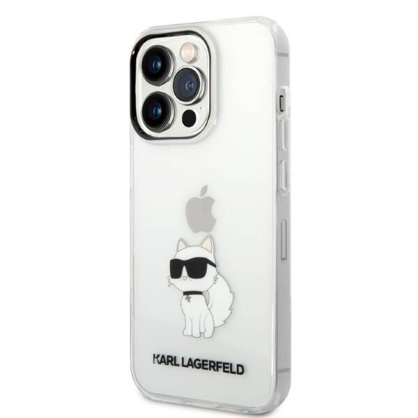 KARL LAGERFELD KLHCP14LHNCHTCT IPHONE 14 PRO 6.1 "TRANSPARENT HARDCASE IKONIK CHUPETTE