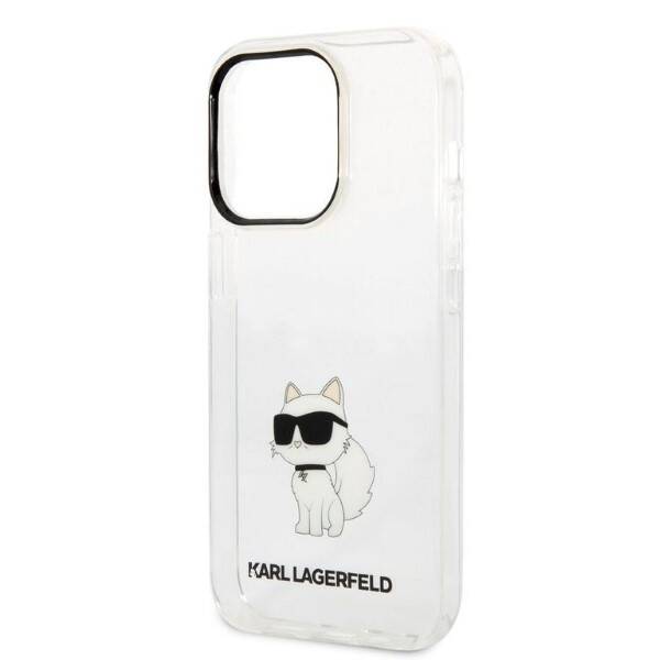 KARL LAGERFELD KLHCP14LHNCHTCT IPHONE 14 PRO 6.1 "TRANSPARENT HARDCASE IKONIK CHUPETTE