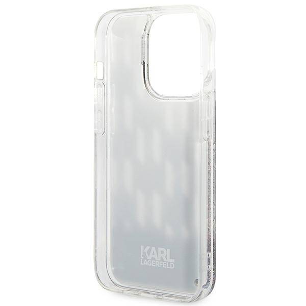 KARL LAGERFELD KLHCP14LLMNMK IPHONE 14 PRO 6.1 "HARDCASE BLACK/BLACK LIQUID GLITTER MONOGRAM