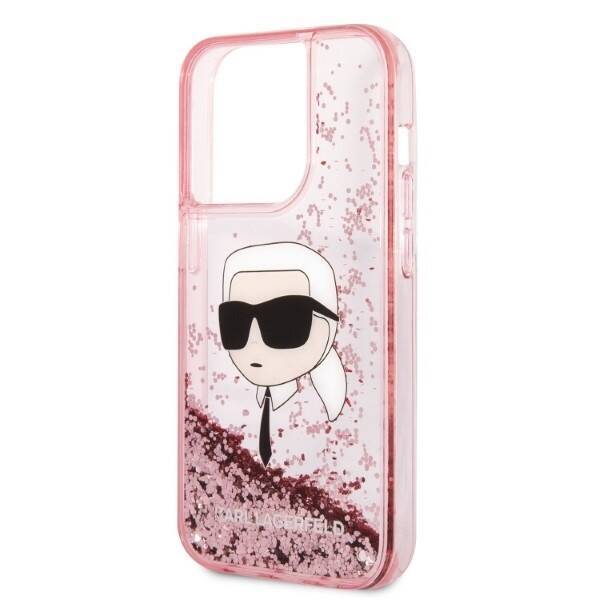 KARL LAGERFELD KLHCP14LNKHCP IPHONE 14 PRO 6.1 "PINK/PINK HARDCASE GLITTER KARL HEAD