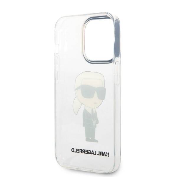 KARL LAGERFELD KLHCP14LNKKTCT IPHONE 14 PRO 6.1 "TRANSPARENT HARDCASE IKONIK KARL LAGERFELD