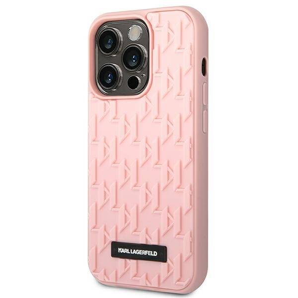 KARL LAGERFELD KLHCP14LRUPKLPP IPHONE 14 PRO 6.1 "HARDCASE PINK/PINK 3D MONOGRAM