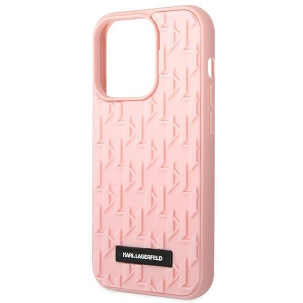 KARL LAGERFELD KLHCP14LRUPKLPP IPHONE 14 PRO 6.1 "HARDCASE PINK/PINK 3D MONOGRAM