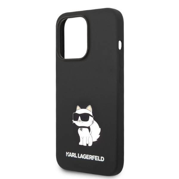 KARL LAGERFELD KLHCP14LSNCHBCK IPHONE 14 PRO 6.1 "HARDCASE CZARNY/BLACK SILICONE CHUPETTE