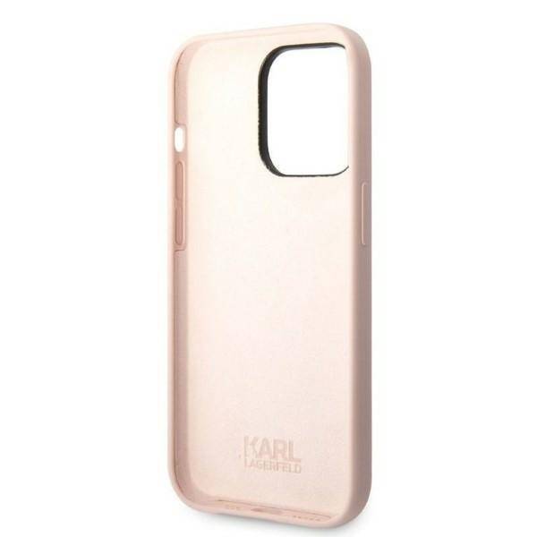 KARL LAGERFELD KLHCP14LSNIKBCP IPHONE 14 PRO 6.1 "HARDCASE PINK/PINK SILICONE ICONIK