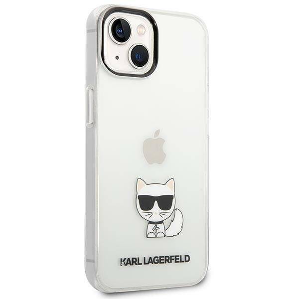 KARL LAGERFELD KLHCP14MCTR IPHONE 14 PLUS / 15 PLUS 6.7 "HARDCASE TRANSPARENT / TRANSPARENT CHUPETTE BODY