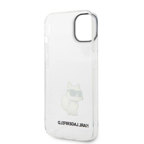 KARL LAGERFELD KLHCP14MHNCHTCT IPHONE 14 PLUS / 15 PLUS 6.7 "TRANSPARENT HARDCASE IKONIK CHUPETTE