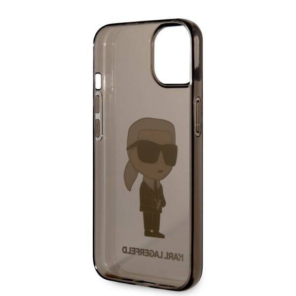 KARL LAGERFELD KLHCP14MHNIKTCK IPHONE 14 PLUS / 15 PLUS 6.7 "BLACK / BLACK HARDCASE IKONIK KARL LAGERFELD