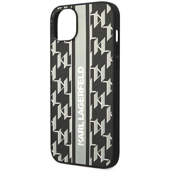 KARL LAGERFELD KLHCP14MPGKLSKG IPHONE 14 PLUS / 15 PLUS 6.7 "HARDCASE GRAY / GRAY MONOGRAM STRIPE