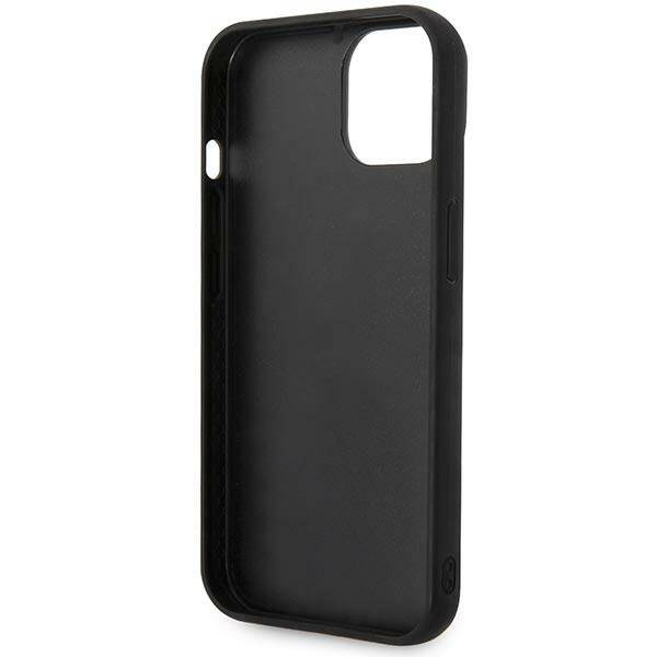 KARL LAGERFELD KLHCP14MPSQAK IPHONE 14 PLUS / 15 PLUS 6.7 "HARDCASE CZARNY / BLACK PUFFY ELONGATED LOGO