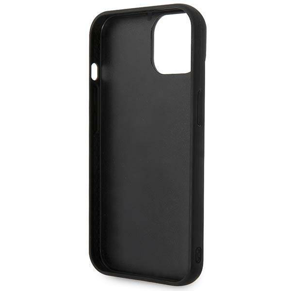 KARL LAGERFELD KLHCP14MPSQPK IPHONE 14 PLUS / 15 PLUS 6.7 "HARDCASE CZARNY / BLACK PUFFY IKONIK PIN