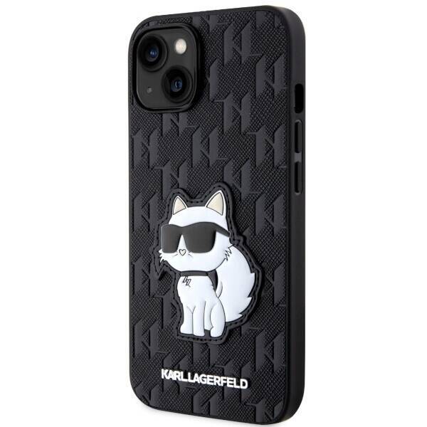 KARL LAGERFELD KLHCP14MSAKHPCK IPHONE 14 PLUS / 15 PLUS 6.7 "BLACK / BLACK SAFFIANO CHUPETTE