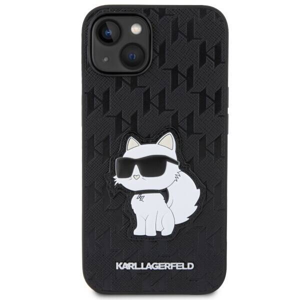 KARL LAGERFELD KLHCP14MSAKHPCK IPHONE 14 PLUS / 15 PLUS 6.7 "BLACK / BLACK SAFFIANO CHUPETTE