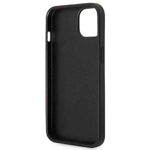 KARL LAGERFELD KLHCP14MSAPKHK IPHONE 14 PLUS / 15 PLUS 6.7 "BLACK / BLACK HARDCASE SAFFIANO KARL`S HEAD PATCH