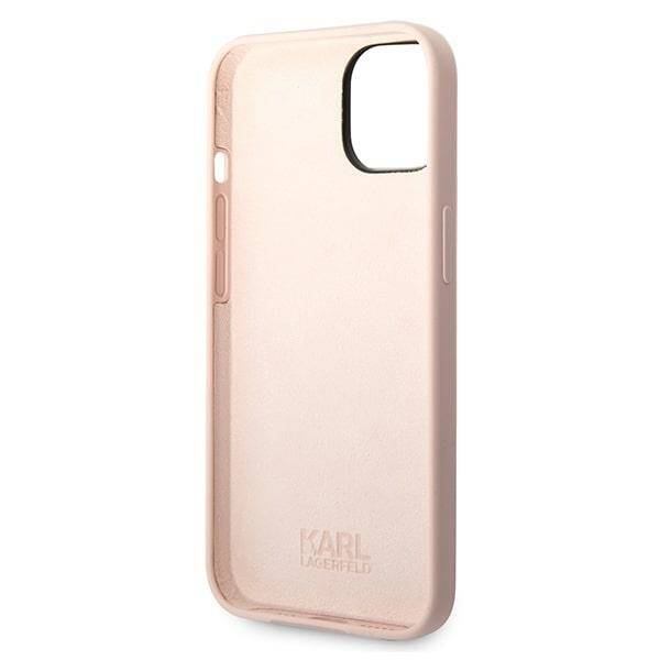 KARL LAGERFELD KLHCP14MSLKHLP IPHONE 14 PLUS / 15 PLUS 6.7 "HARDCASE PINK / PINK SILICONE KARL`S HEAD