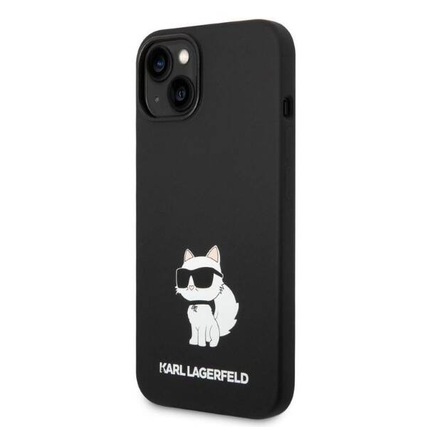 KARL LAGERFELD KLHCP14MSNCHBCK IPHONE 14 PLUS / 15 PLUS 6.7 "HARDCASE CZARNY / BLACK SILICONE CHOUPETTE