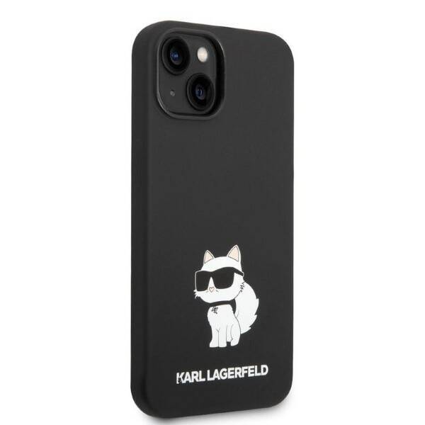 KARL LAGERFELD KLHCP14MSNCHBCK IPHONE 14 PLUS / 15 PLUS 6.7 "HARDCASE CZARNY / BLACK SILICONE CHOUPETTE