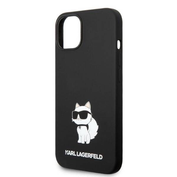 KARL LAGERFELD KLHCP14MSNCHBCK IPHONE 14 PLUS / 15 PLUS 6.7 "HARDCASE CZARNY / BLACK SILICONE CHOUPETTE