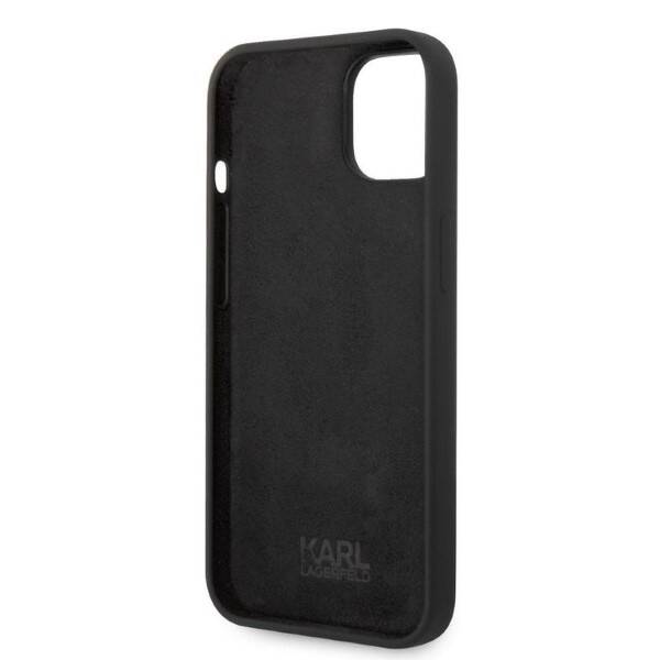 KARL LAGERFELD KLHCP14MSNCHBCK IPHONE 14 PLUS / 15 PLUS 6.7 "HARDCASE CZARNY / BLACK SILICONE CHOUPETTE