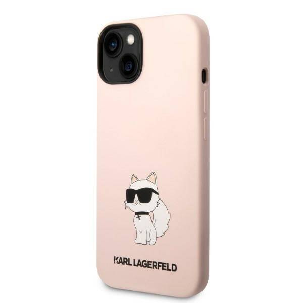 KARL LAGERFELD KLHCP14MSNCHBCP IPHONE 14 PLUS / 15 PLUS 6.7 "HARDCASE PINK / PINK SILICONE CHOUPETTE