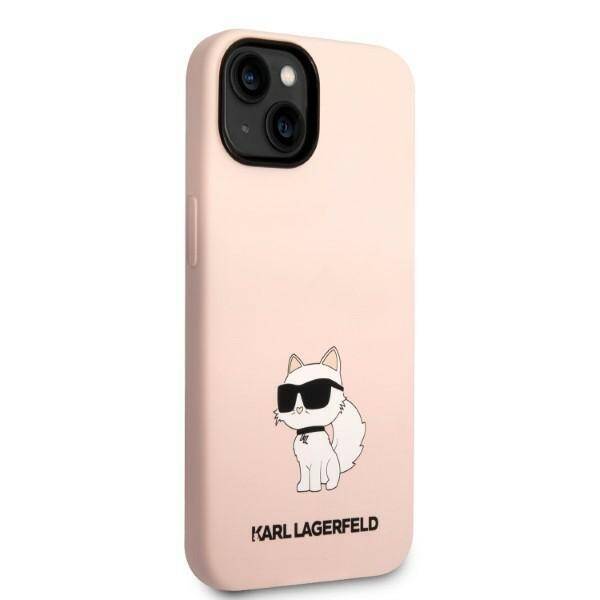 KARL LAGERFELD KLHCP14MSNCHBCP IPHONE 14 PLUS / 15 PLUS 6.7 "HARDCASE PINK / PINK SILICONE CHOUPETTE