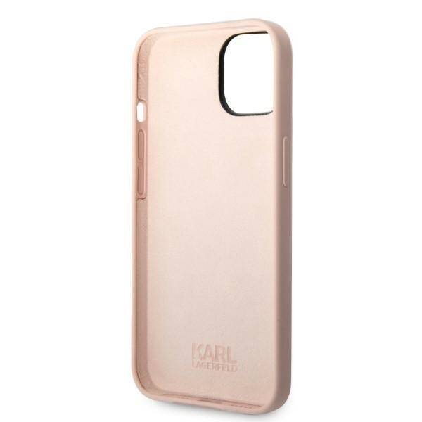 KARL LAGERFELD KLHCP14MSNIKBCP IPHONE 14 PLUS / 15 PLUS 6.7 "HARDCASE PINK / PINK SILICONE IKONIK