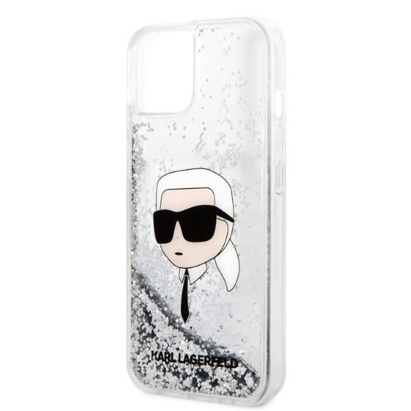 KARL LAGERFELD KLHCP14SLNKHCHPHONE 14/15/13 6.1 "SILVER / SILVER HARDCASE GLITTER KARL HEAD